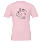 BE You ti FUL Horse Tee in Pink designed by Bricole Reincke for Equestrian Life®.