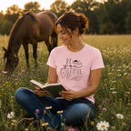 Equestrian Life Be-YOU-tiful Horse Tee in Pink designed by Bricole Reincke