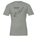 Blessed Wishes Horse Tee (Athletic Heather) designed by Bricole Seigler Reincke