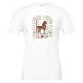 Blooming Courage Horse Tee designed by Bricole Reincke for Equestrian Life®.