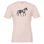 Blooming Spirit Horse Tee designed by Bricole Reincke for Equestrian Life®.