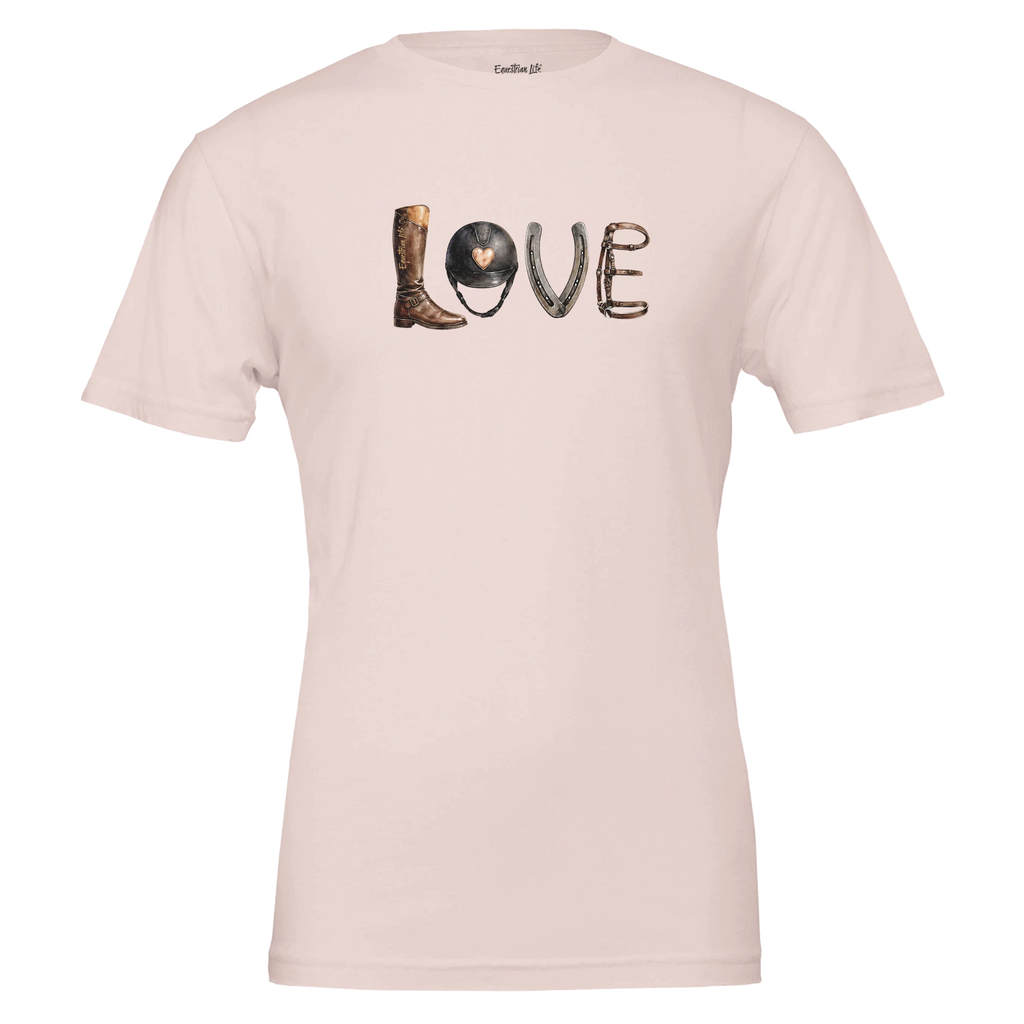 Built on Horse Love Tee designed by Bricole Reincke for Equestrian Life®.