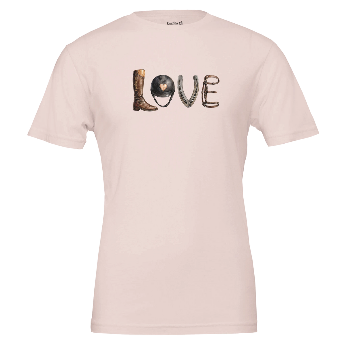 Built on Horse Love Tee designed by Bricole Reincke for Equestrian Life®.