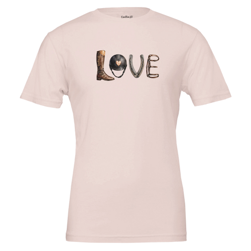Built on Horse Love Tee designed by Bricole Reincke for Equestrian Life®.