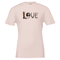 Built On Horse Love Tee (Soft Pink) designed by Bricole Reincke