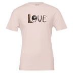 Built On Horse Love Tee (Soft Pink) designed by Bricole Reincke