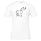 Butterfly Kisses Appaloosa Horse Tee designed by Bricole Reincke for Equestrian Life®.