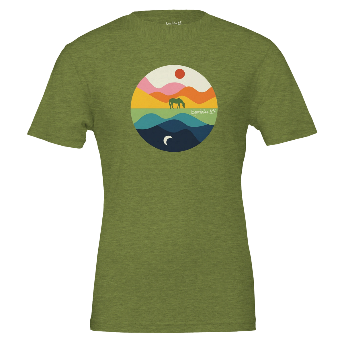 Daybreak Journey Horse Tee designed by Bricole Reincke for Equestrian Life®.