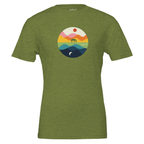 Daybreak Journey Horse Tee (Heather Green) designed by Bricole Reincke