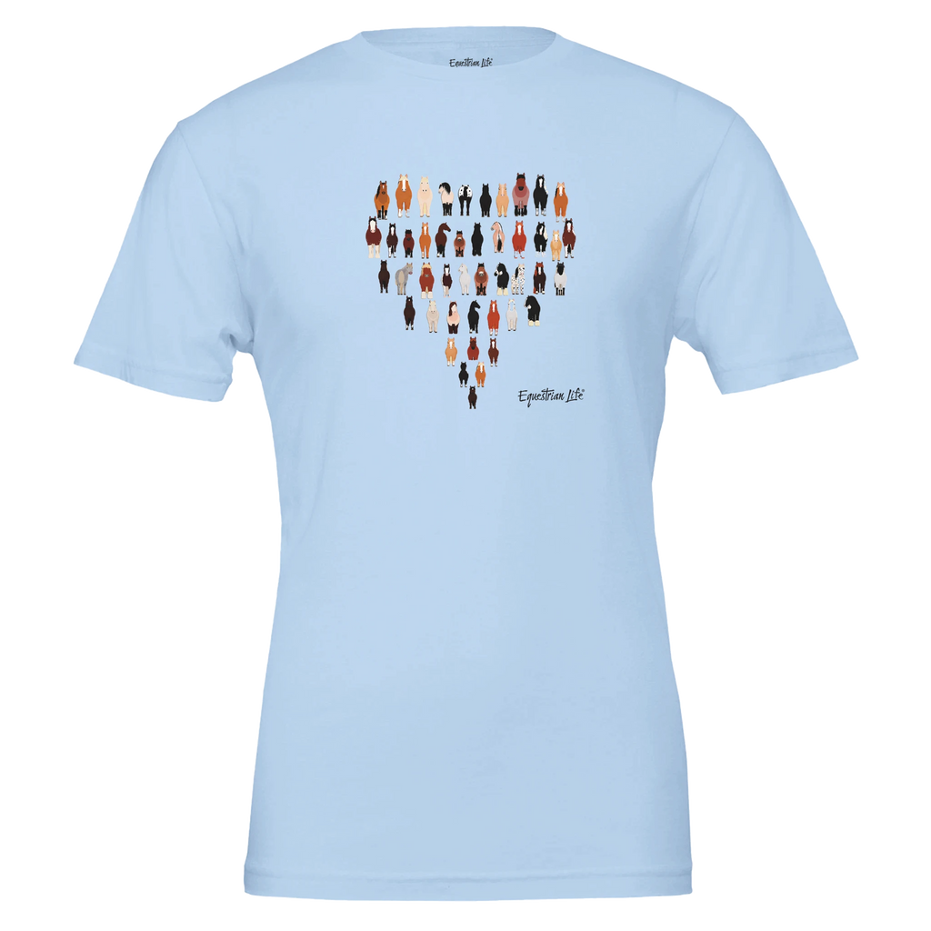 Every Horse Has a Story Tee designed by Bricole Reincke for Equestrian Life®.