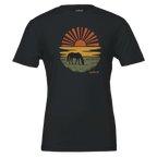 Golden Horizon Horse Tee (Black) designed by Bricole Reincke