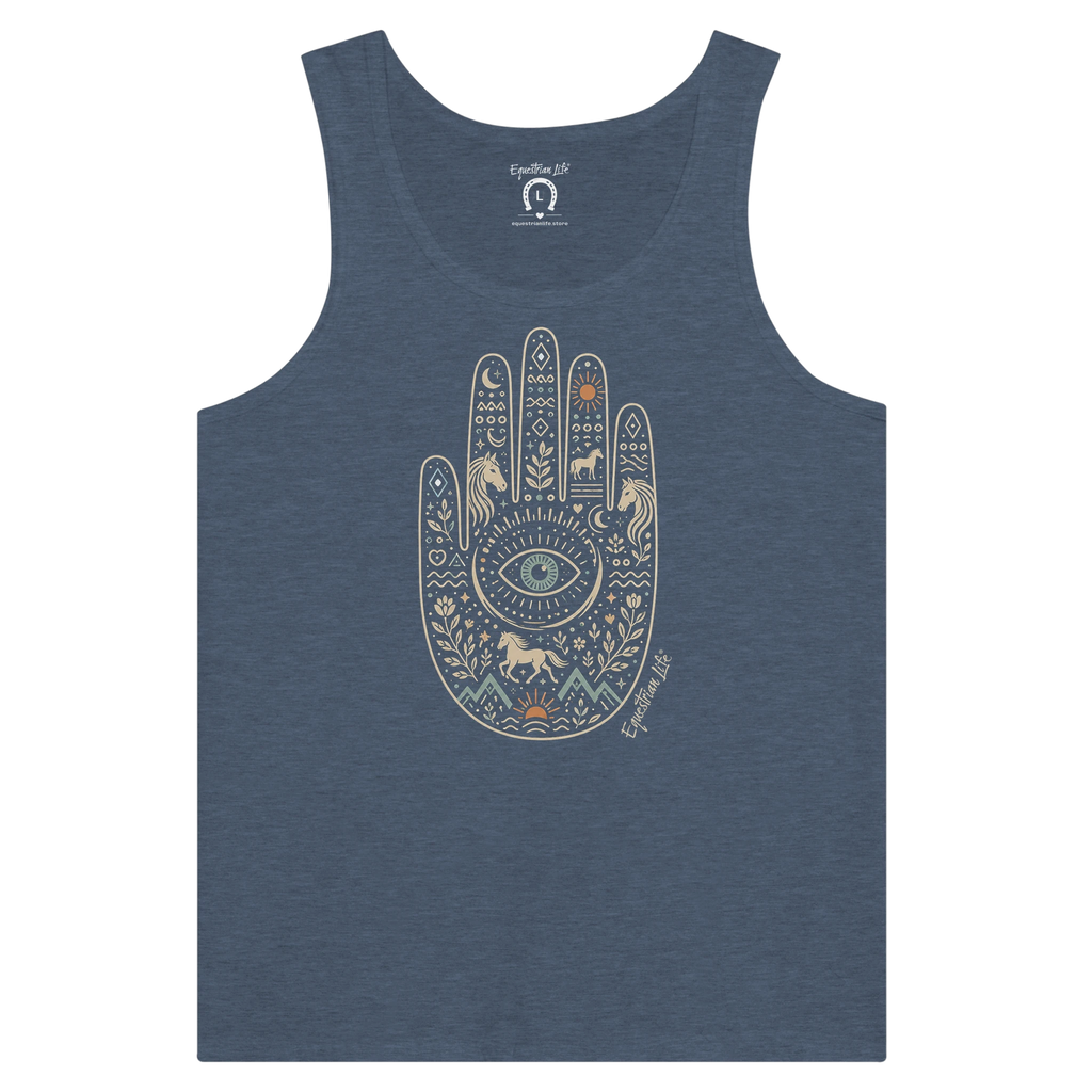 Hamsa Energy Horse Tee designed by Bricole Reincke for Equestrian Life®.