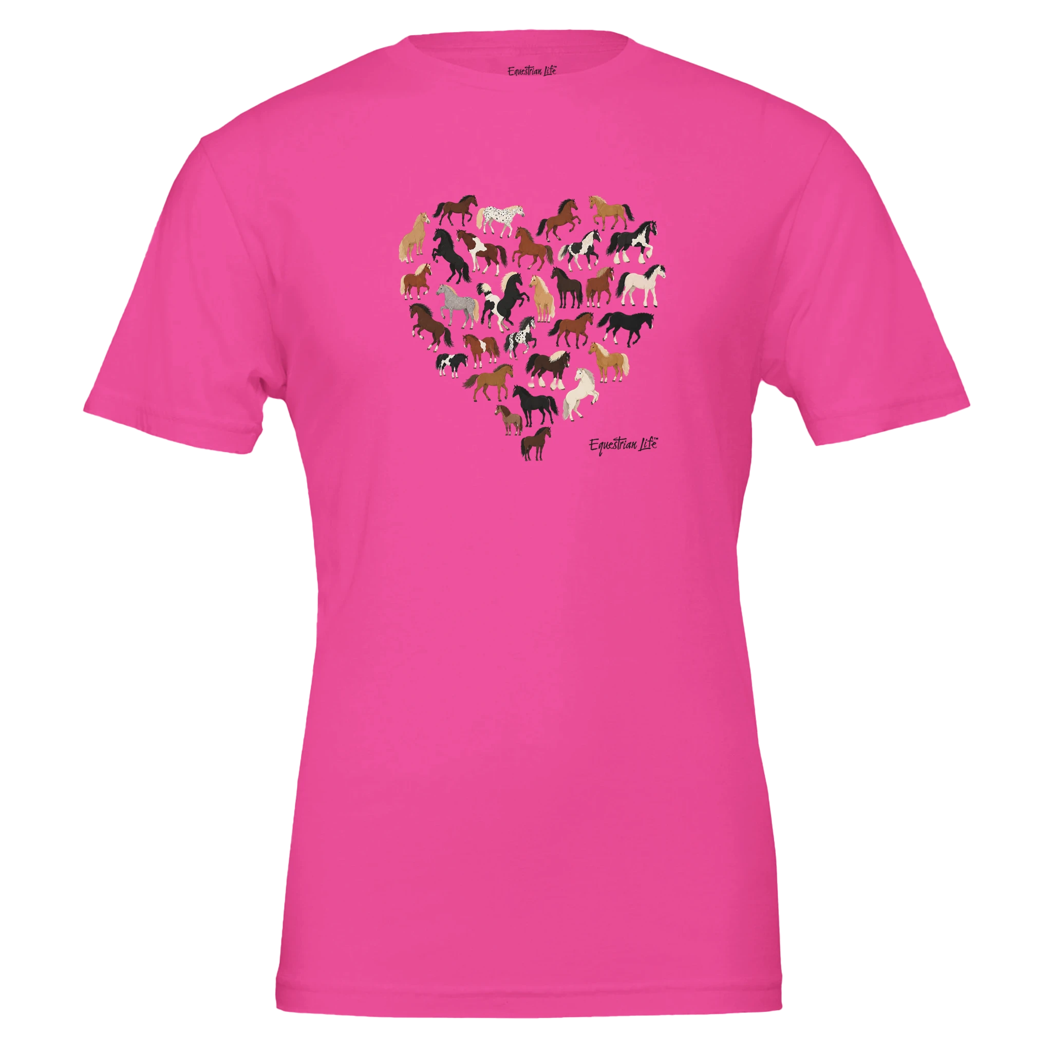Heart Full of Horses (Charity Pink) by Bricole Reincke