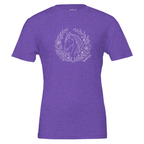 Horse Bloom Crest Tee designed by Bricole Reincke for Equestrian Life®.