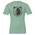 Horse Drinking Coffee Tee designed by Bricole Reincke for Equestrian Life®.
