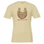 Keep Horses Wild Tee (Natural) Designed by Bricole Reincke