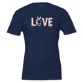 Love Horse Tee in Navy designed by Bricole Reincke for Equestrian Life®.