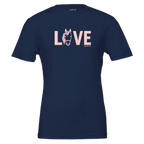 Love Horse Tee in Navy designed by Bricole Reincke for Equestrian Life®.