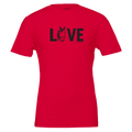Love Horse Tee in Red designed by Bricole Reincke for Equestrian Life®.