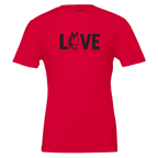 Love Horse Tee in Red designed by Bricole Reincke for Equestrian Life®.