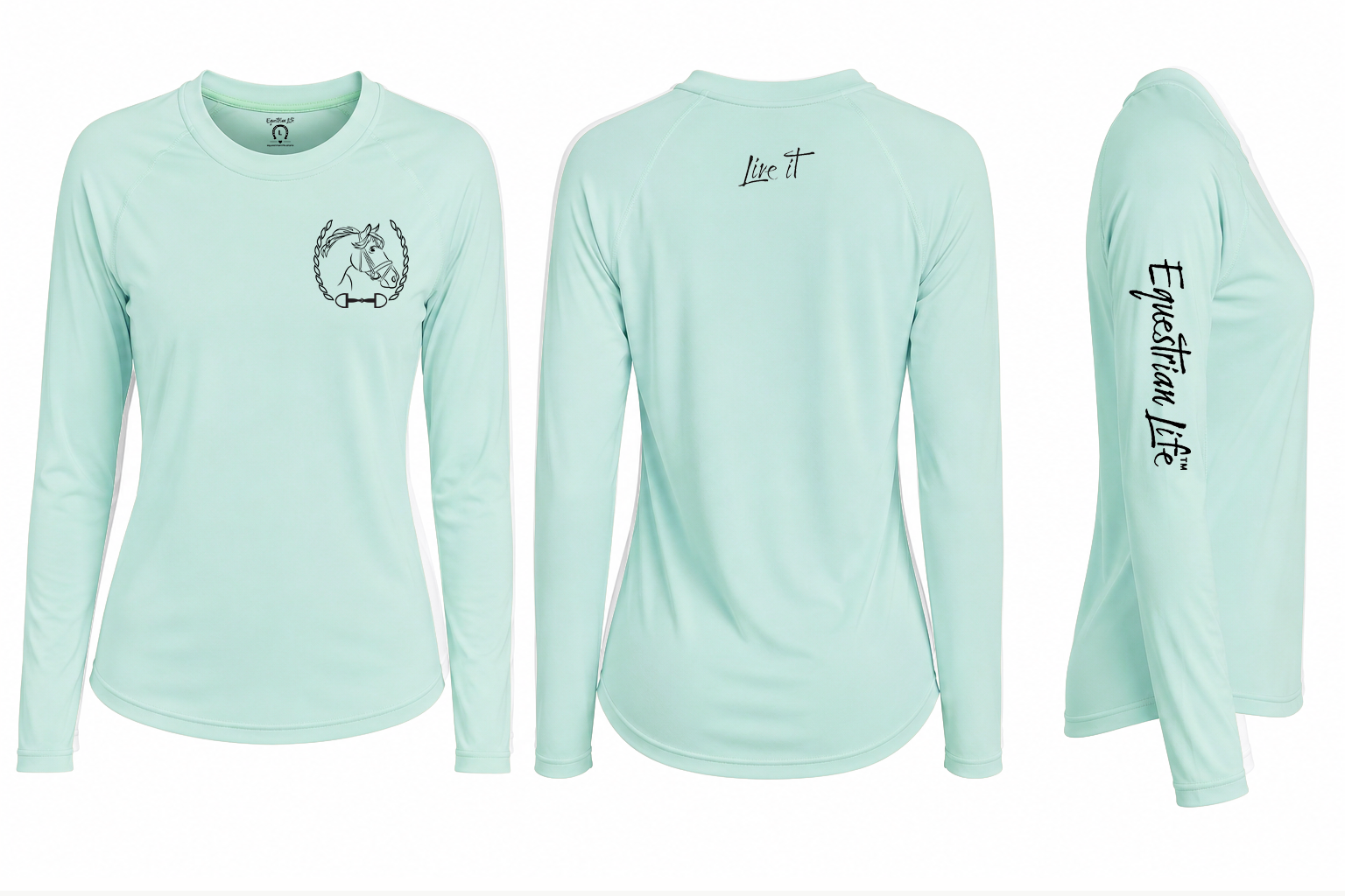 Horse Head Sunshirt | Women’s Dry Fit Long Sleeve