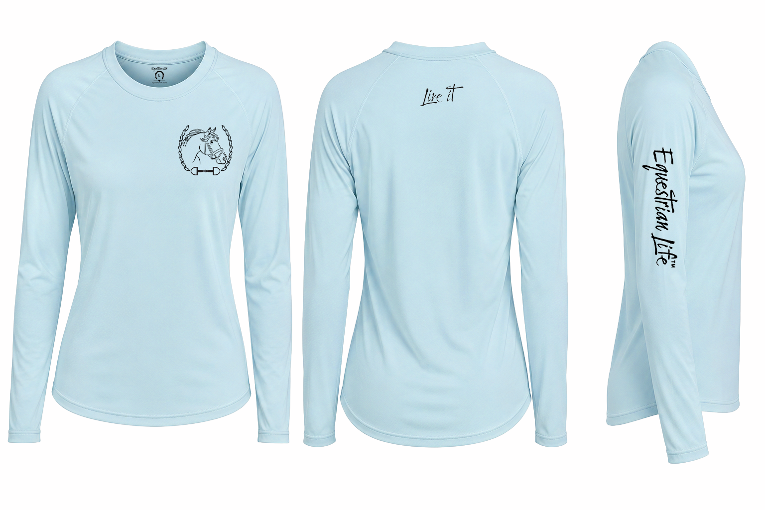 Horse Head Sunshirt | Women’s Dry Fit Long Sleeve