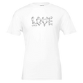 Love in Every Stride Horse Tee in White designed by Bricole Reincke for Equestrian Life®.