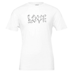 Love in Every Stride Horse Tee in White designed by Bricole Reincke for Equestrian Life®.