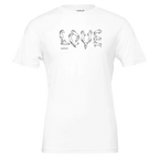 Love in Every Stride Horse Tee (White) designed by Bricole Reincke