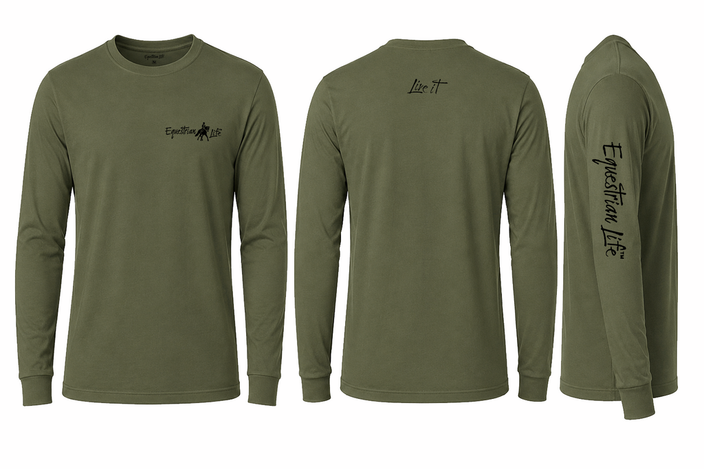 Dressage Long Sleeve Tee | Unisex Cotton