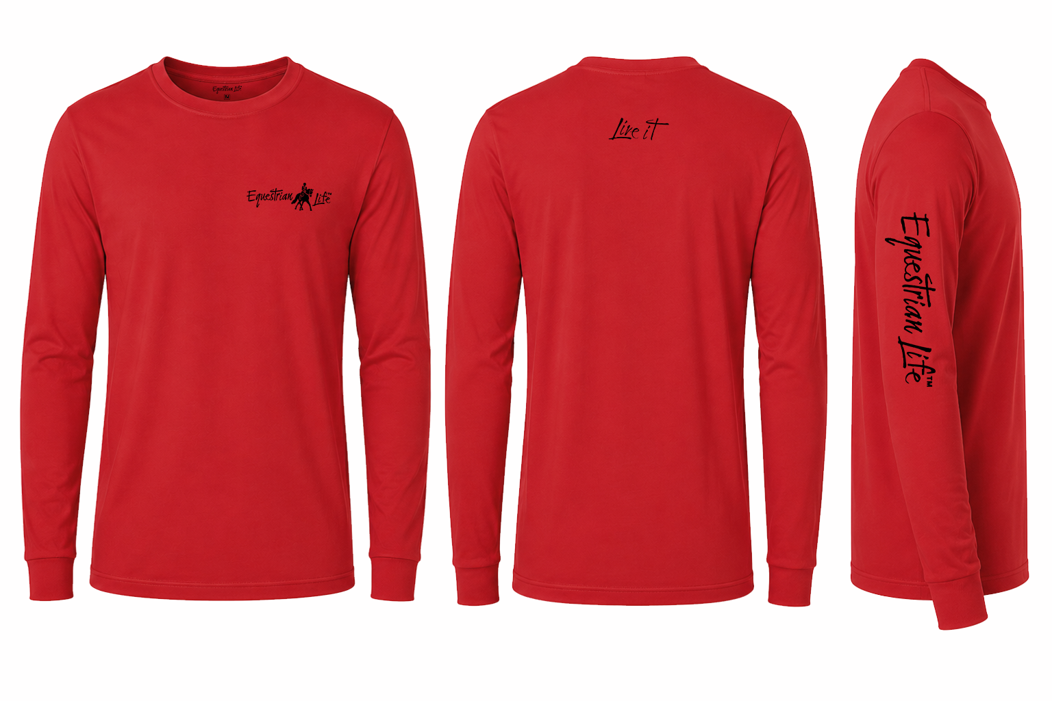 Dressage Long Sleeve Tee | Unisex Cotton