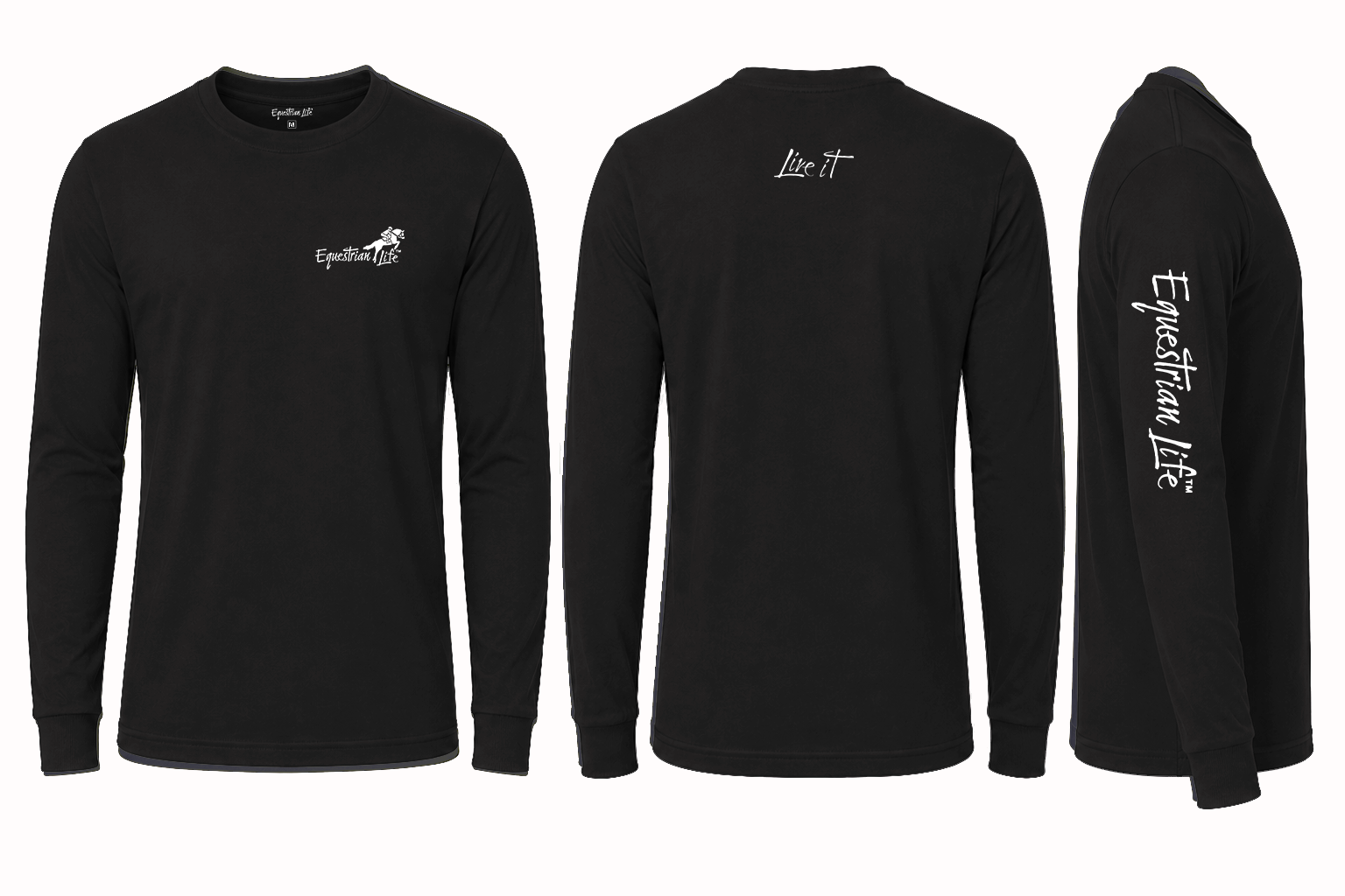 Hunter Jumper Long Sleeve Tee | Unisex Cotton