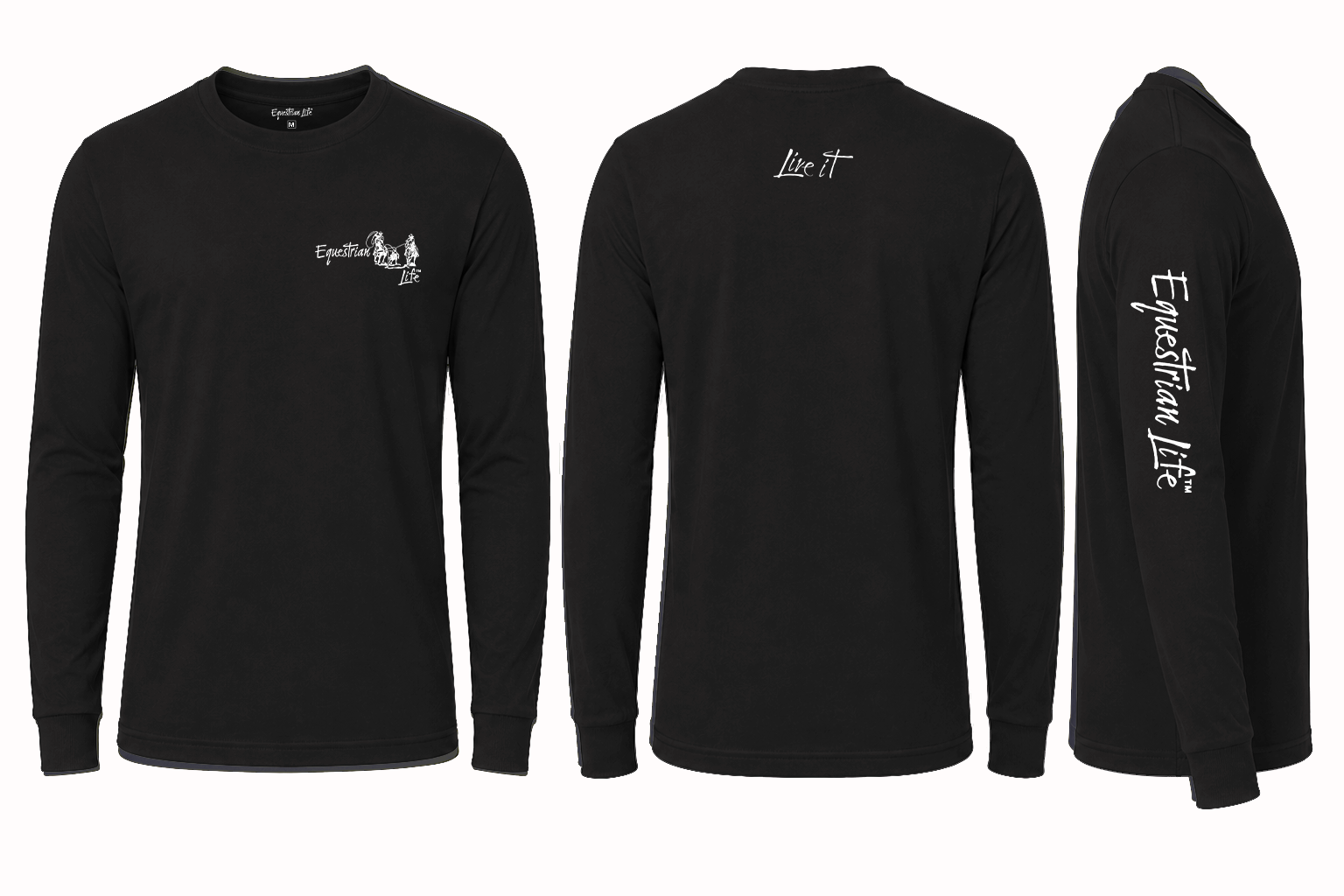 Team Roping Long Sleeve Tee | Unisex Cotton