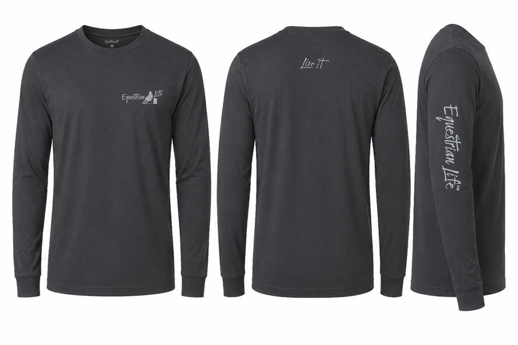 Barrel Racing Long Sleeve Tee | Unisex Cotton