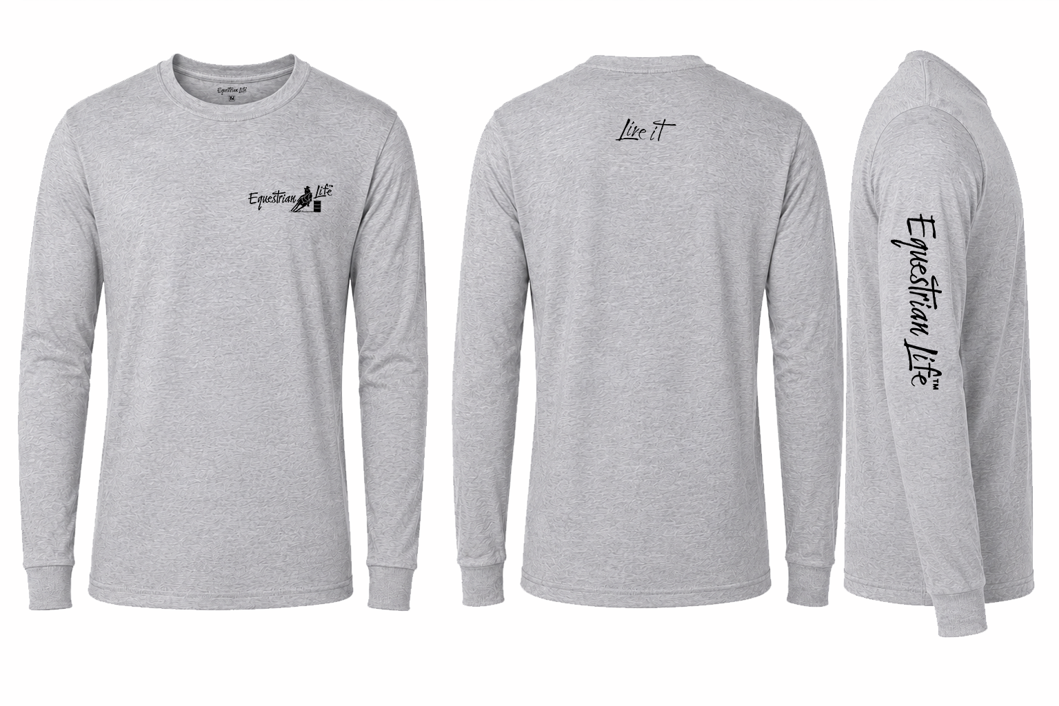 Barrel Racing Long Sleeve Tee | Unisex Cotton