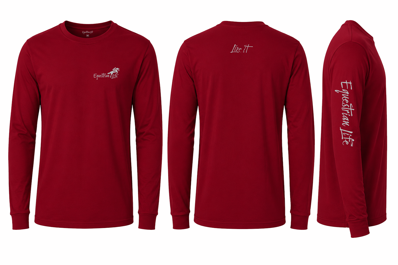 Hunter Jumper Long Sleeve Tee | Unisex Cotton