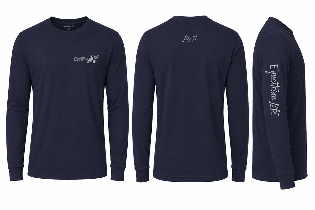 Barrel Racing Long Sleeve Tee | Unisex Cotton