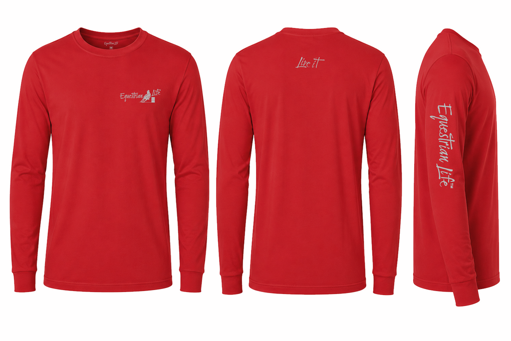 Barrel Racing Long Sleeve Tee | Unisex Cotton