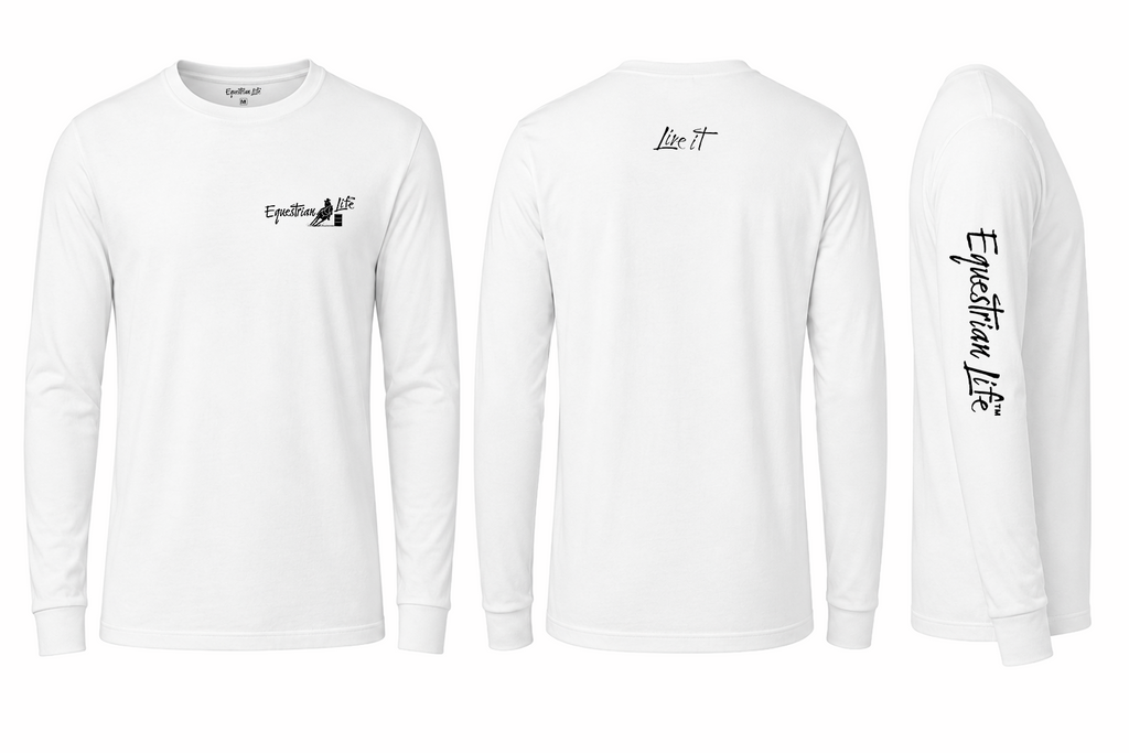 Barrel Racing Long Sleeve Tee | Unisex Cotton