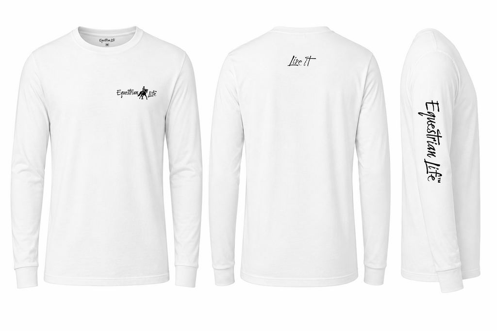 Dressage Long Sleeve Tee | Unisex Cotton