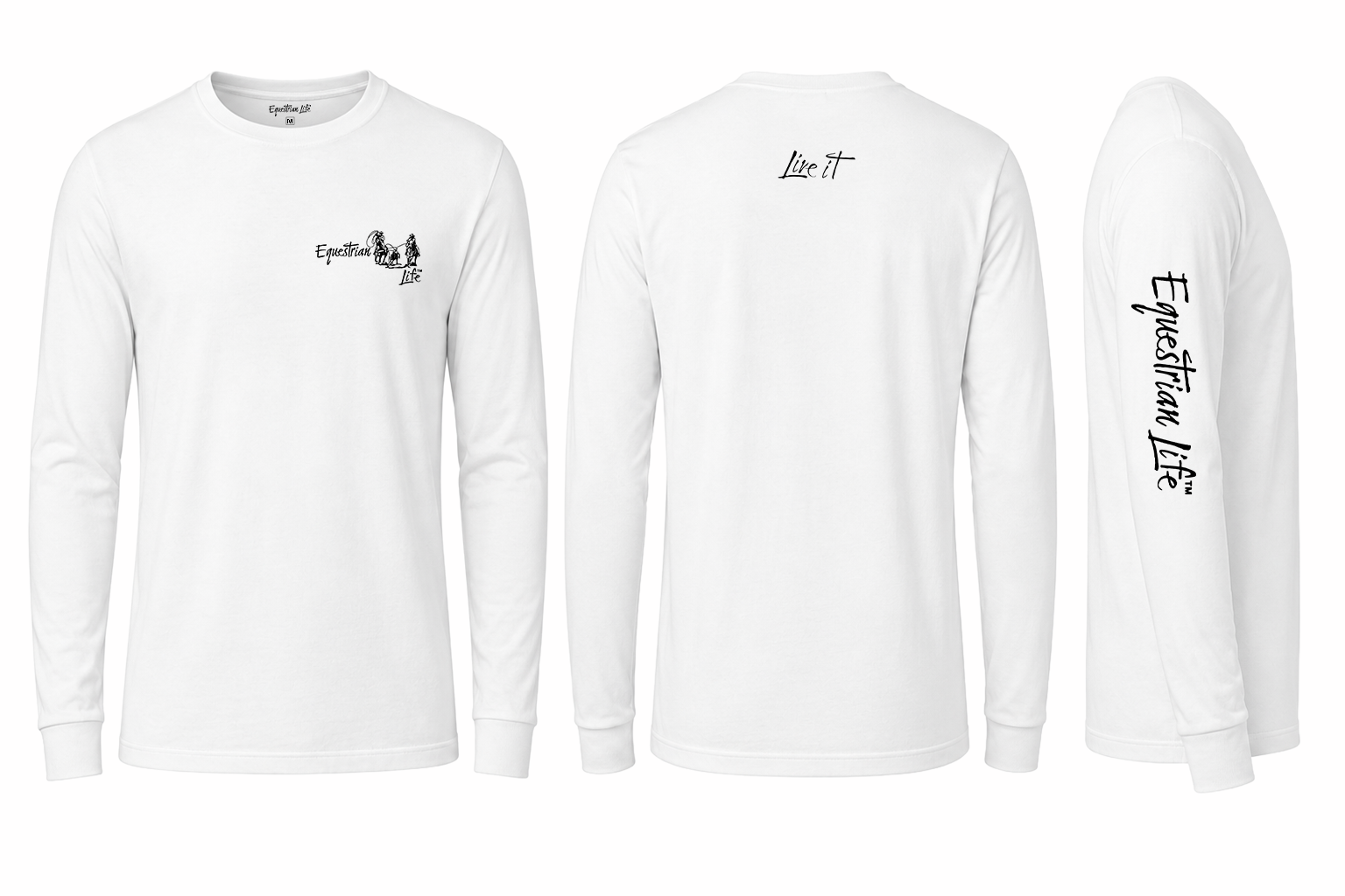 Team Roping Long Sleeve Tee | Unisex Cotton