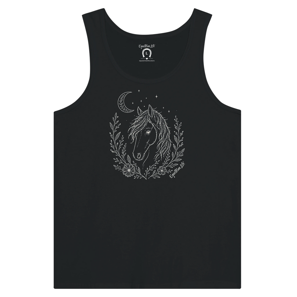 Midnight Soul Horse Tee designed by Bricole Reincke for Equestrian Life®.