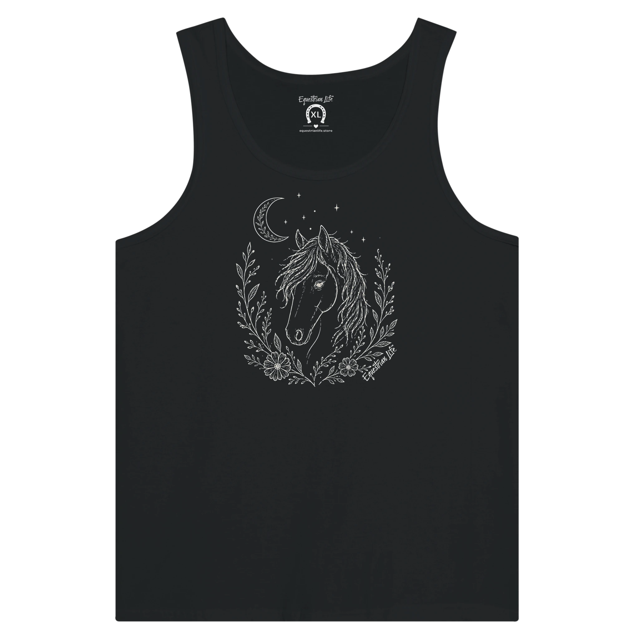 Midnight Soul Horse Tank (Black) designed by Bricole Reincke