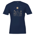 Midnight Wildflower Horse Tee in Navy designed by Bricole Reincke for Equestrian Life®.