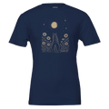 Midnight Wildflower Horse Tee (Navy) designed by Bricole Reincke