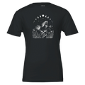 Moonlit Meadow Horse Tee in Black designed by Bricole Reincke for Equestrian Life®.