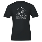 Moonlit Meadow Horse Tee in Black designed by Bricole Reincke for Equestrian Life®.