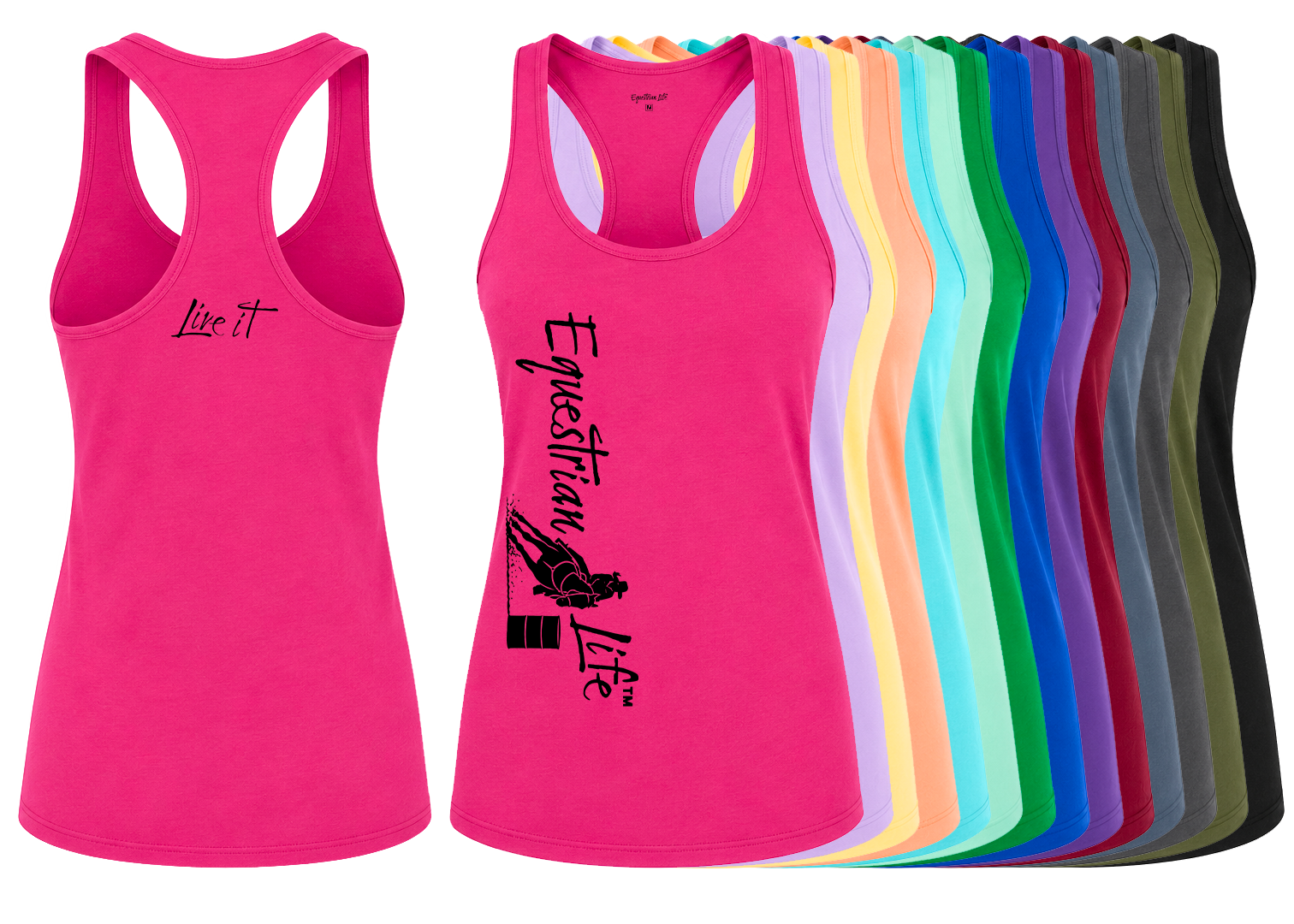 Barrel Racing Racerback Mystery Tank | Women’s Cotton