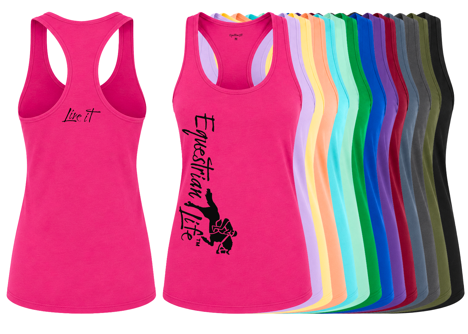 Hunter Jumper Racerback Mystery Tank | Women’s Cotton