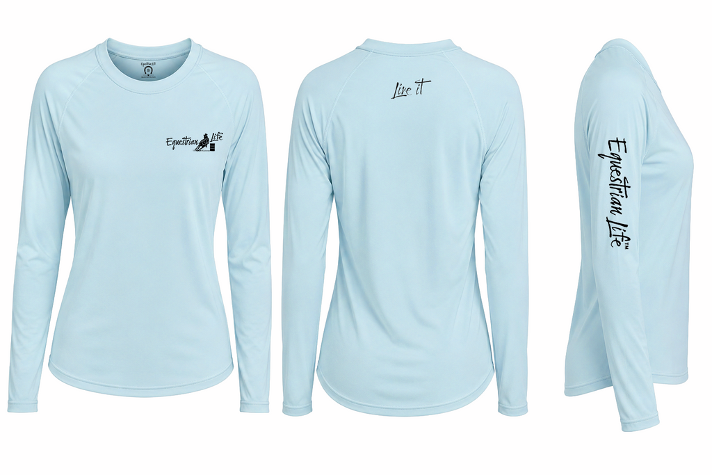 Barrel Racing Sunshirt | Women’s Dry Fit Long Sleeve